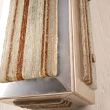 Applique in vetro e alluminio di Albano Poli per Poliarte - Cromo Version