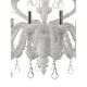 Handcrafted Modern White Ca’ Rezzonico Chandelier With Curled Murano Glass