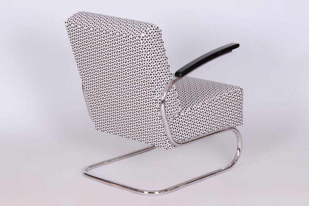 Bauhaus Armchair in Chrome attributed to W. Gispen for Mücke-Melder, Czech, 1930s