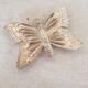 Vintage brass butterfly