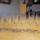 4 flutes à champagne en cristal de Saint louis modele Chantilly
