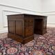 RAC Classic English Chesterfield Desk Brown Leather