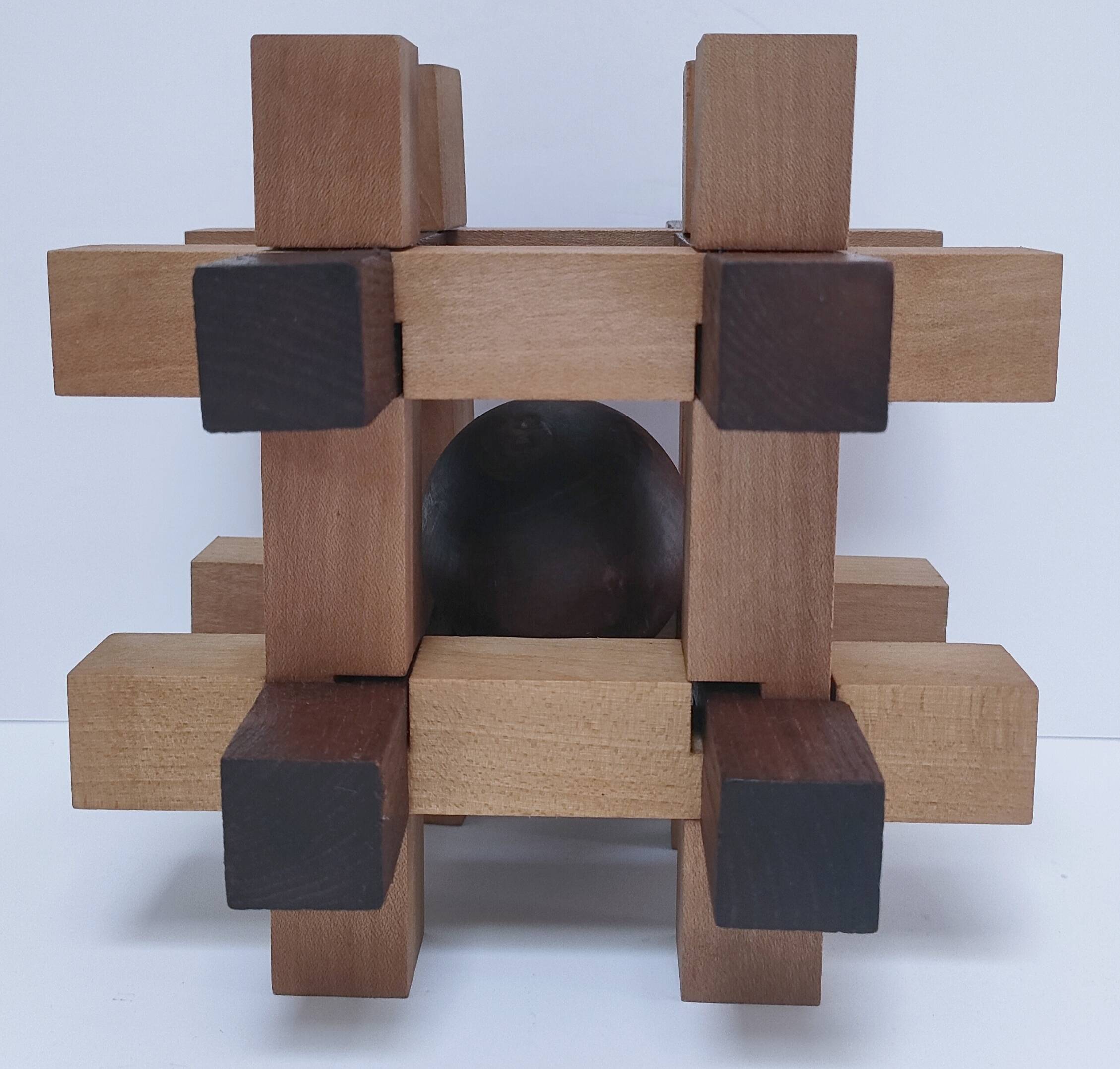 XL wooden puzzle from the 80s