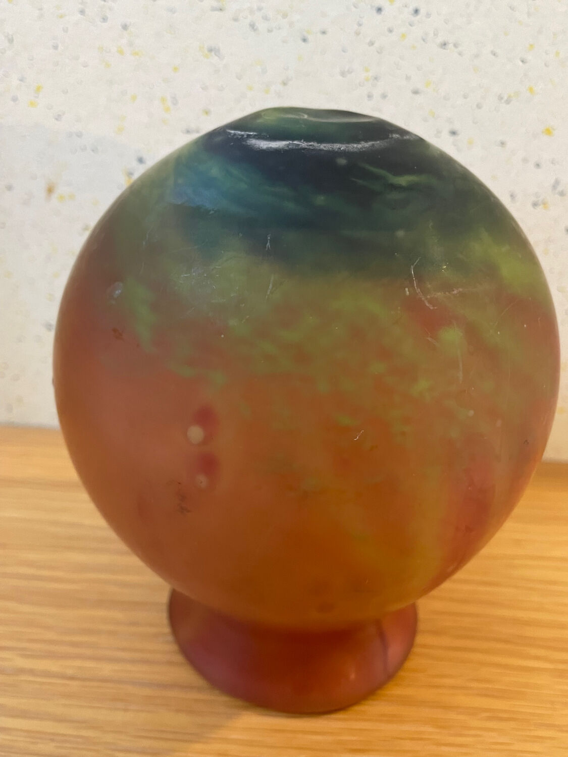 Schneider "le Verre Français" round vase