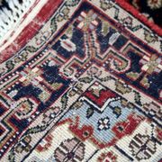 Tapis vintage du Moyen-Orient Hamadan fait main en laine – 60 x 98 cm