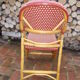 Rotating folding bistro chair