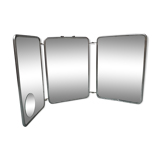 Old barber triptych mirror year 50