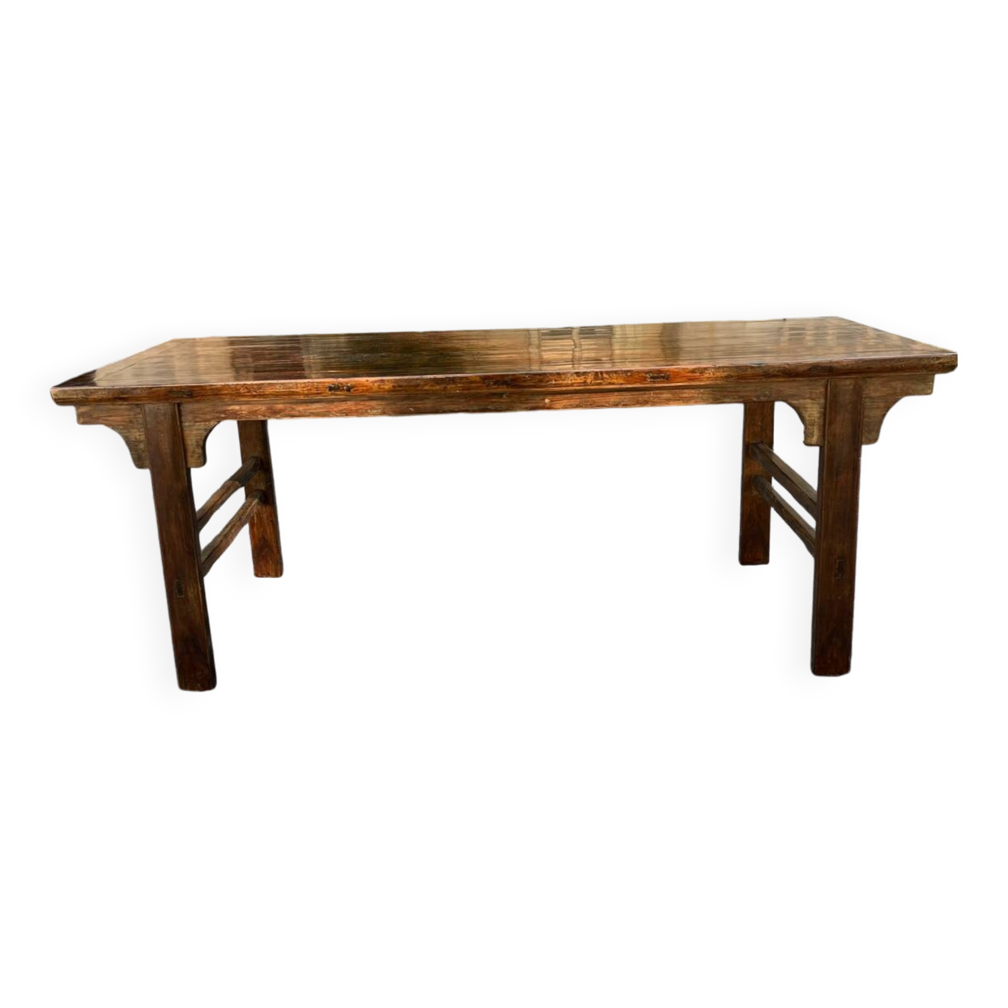 19th century Chinese high table in varnished wood
