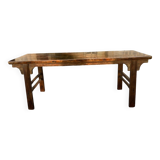 19th century Chinese high table in varnished wood