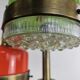 Rare pendant lamp from Italy in 3 colours of glass attributed to Stilnovo