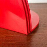 Pair of bookends model 4909 Italian space age mid-century by Giotto Stoppino for Kartell, 1960, set of 3