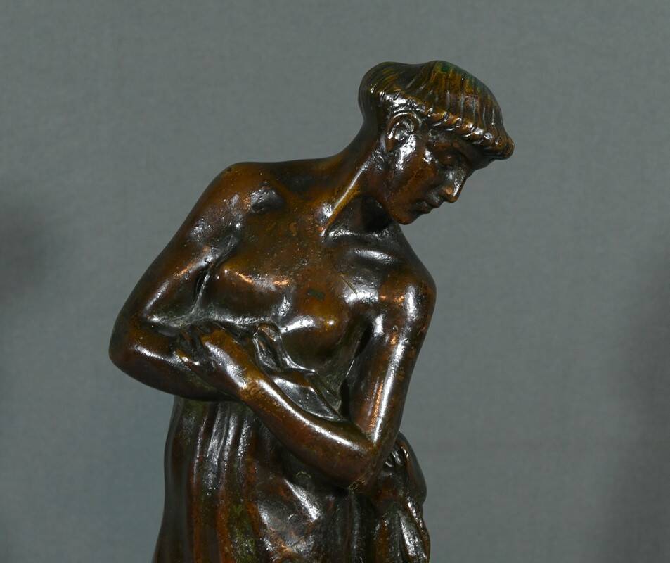 Bronze “Woman with Fawn”, Atelier Primavera – 1930