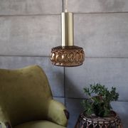 Lampe suspendue, design danois, années 1970, production : Danemark