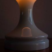 Vintage Czechoslovak Bishop Glass Lamp by Ivan Jakeš, 1970s
