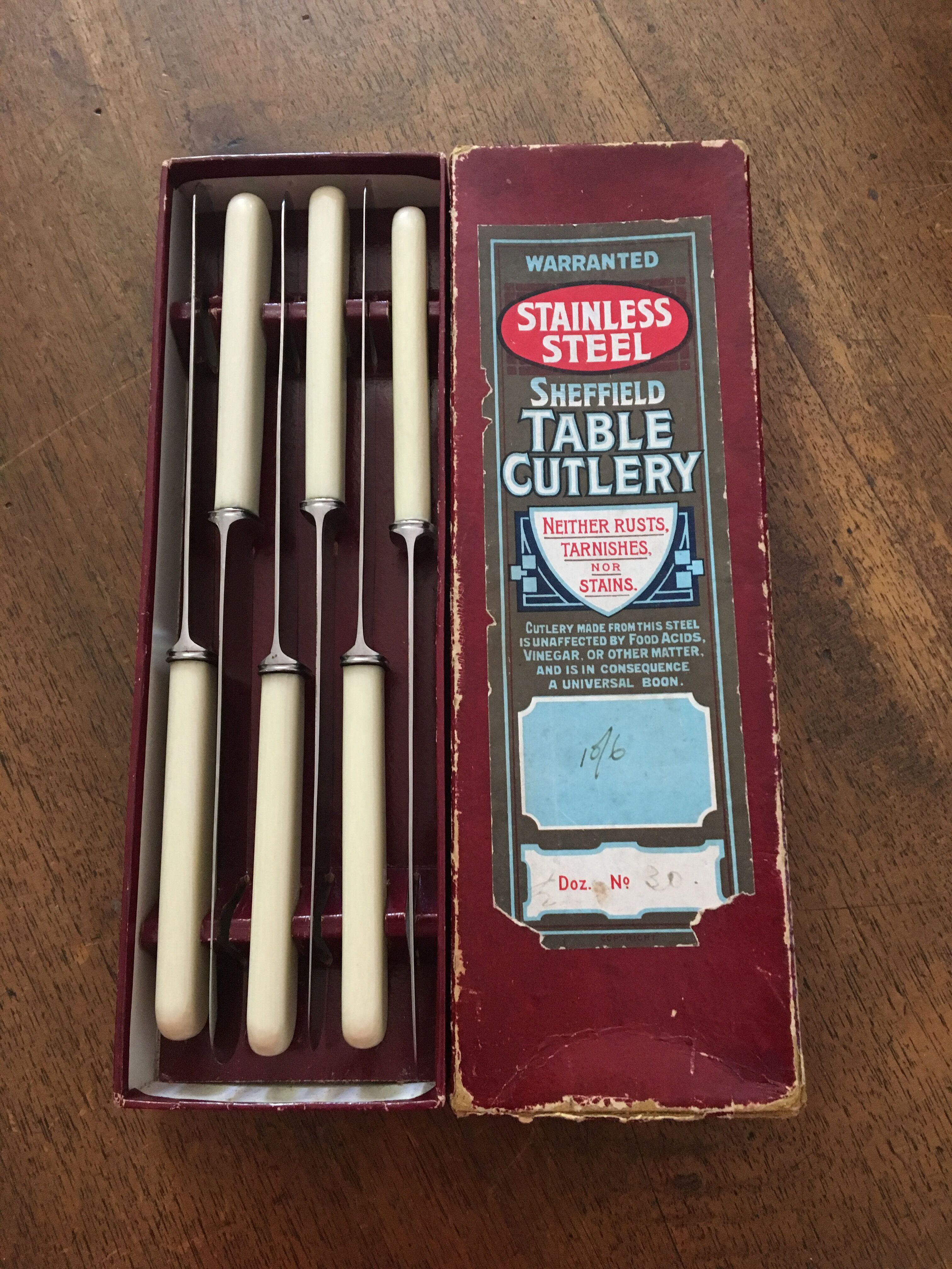 English table knives Sheffield