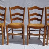 Set Of Straw Chairs