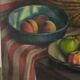 Still life of apples and pears, signed Robert Chaillat