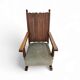 Fauteuil en chêne années 1930 Hauteur 110 Profondeur 70 Largeur 75 Hauteur d'assise 46 cm
