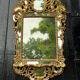 Miroir de style baroque en bois sculpté et doré, Empire Austro-hongrois, début XIXème siècle