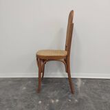 Chaise, canne en bois courbé, années 1960