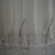 Pair of stackable chairs Victoria Ghost by Philippe Starck, Kartell