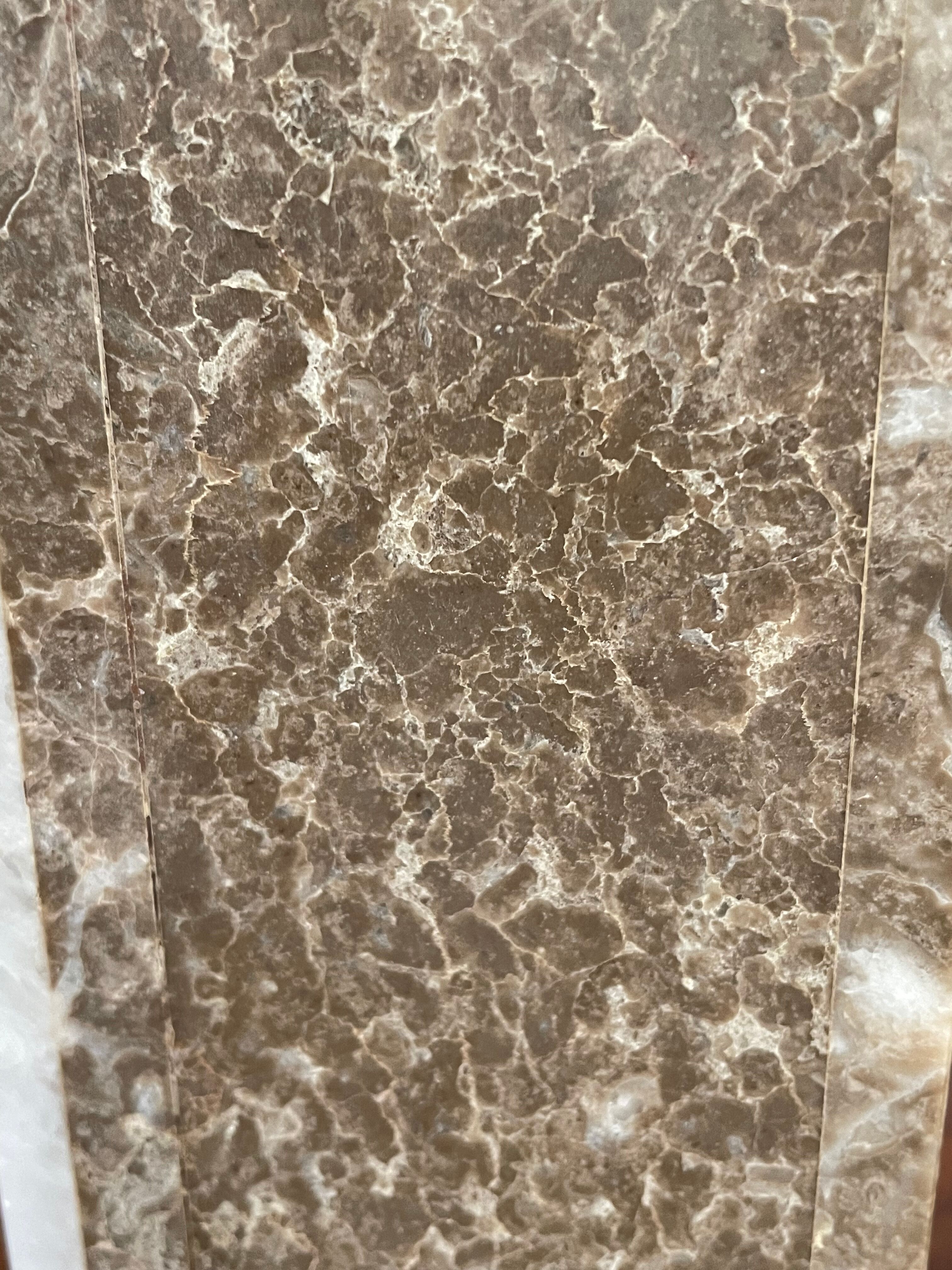 Pair of Art Deco marble bookends