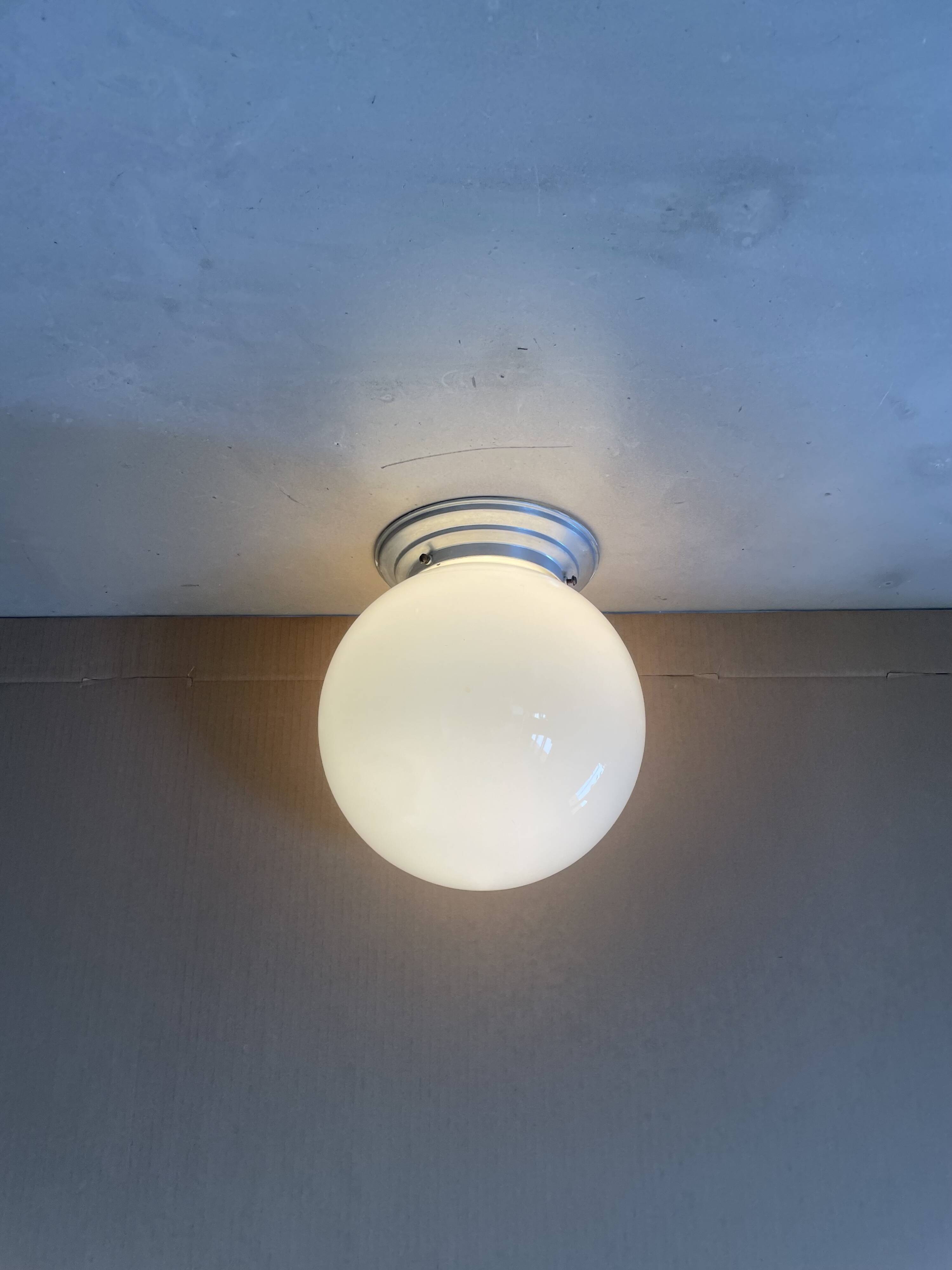 Large old ceiling light D25cm