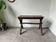 Solid walnut desk, folk art, Savoy, circa 1900