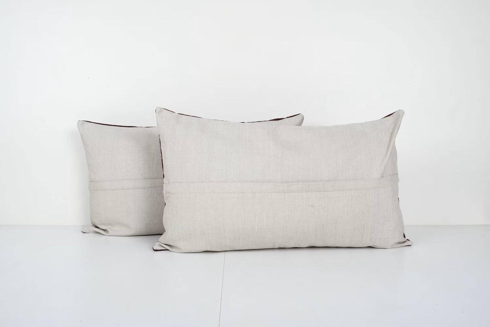 Set of 2 vintage Turkish cushion covers 41x71 cm