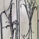 Artistic wrought iron screen