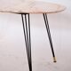 Italy 1950 s oval marble coffee table