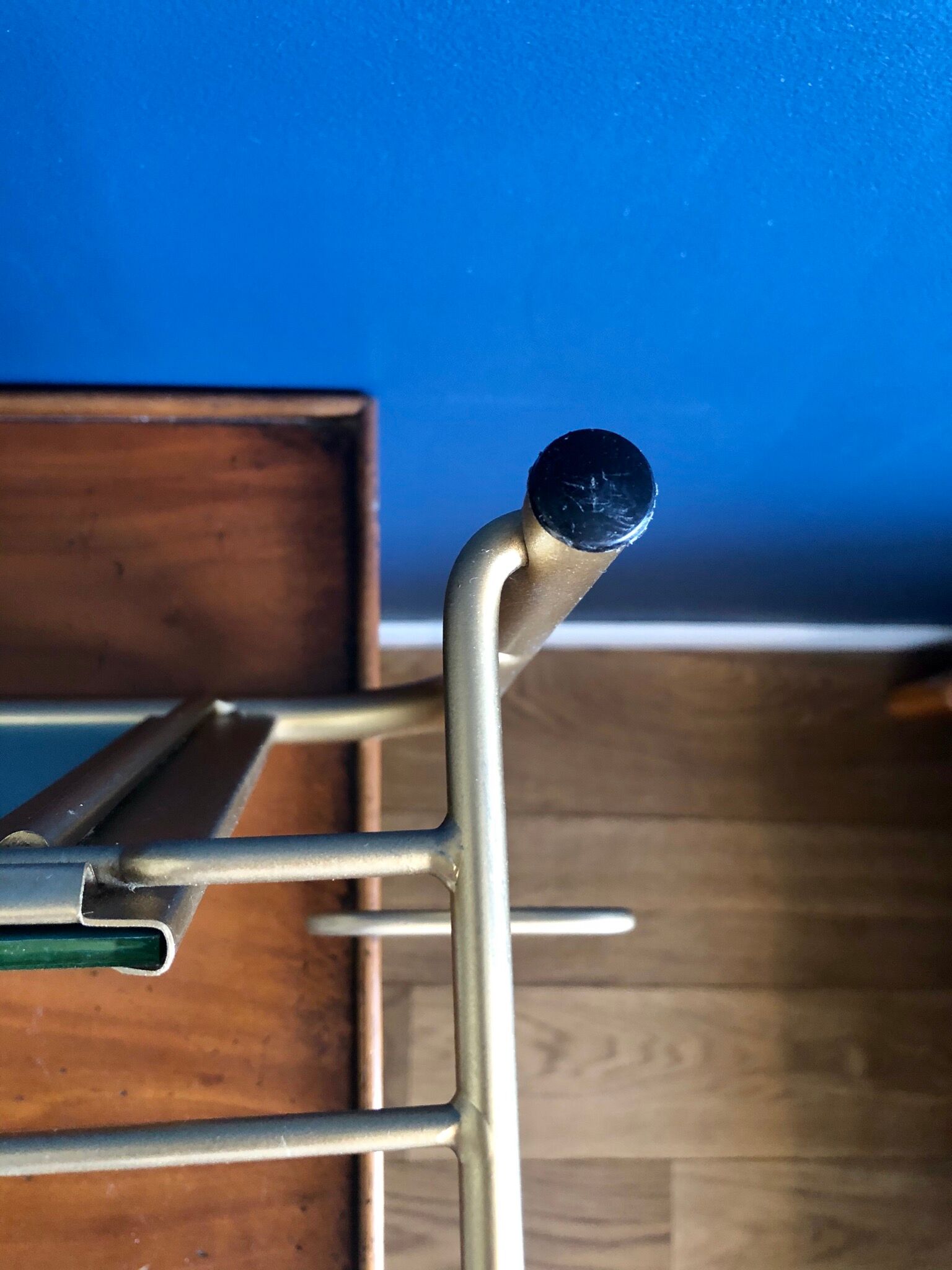 Golden wall coat hanger 1950s