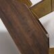 Buffet ou armoire d'angle, à 3 faces, en bois massif, sculpté et peint.