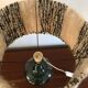 Lady-jeanne lamp and wool lampshade