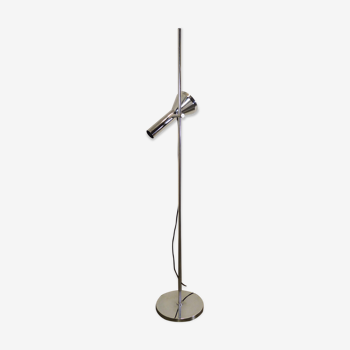 Adjustable chrome floor lamp Hustadt 60s