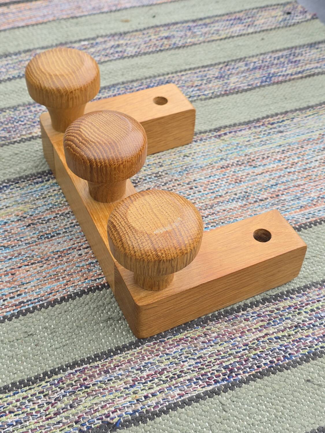 Coat rack with 3 hooks by Guillerme and Chambron