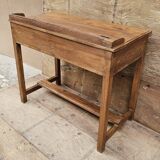Ancien bureau - pupitre en teck birman