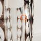Large crystal vase cut in Val Saint Lambert lozenges