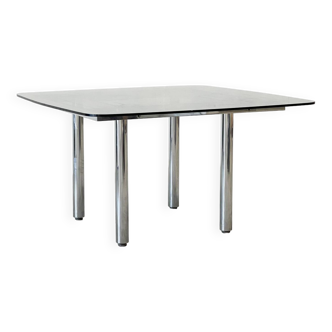 Chrome tubular dining table