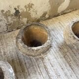 Trio of stone and cement planters, early 1900s
