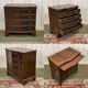 English mahogany commode from the 1950s.