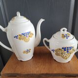 Sucrier et cafetière
