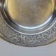 Empty Pocket Bowl Old Art Deco Bouille Plate In Silver Metal