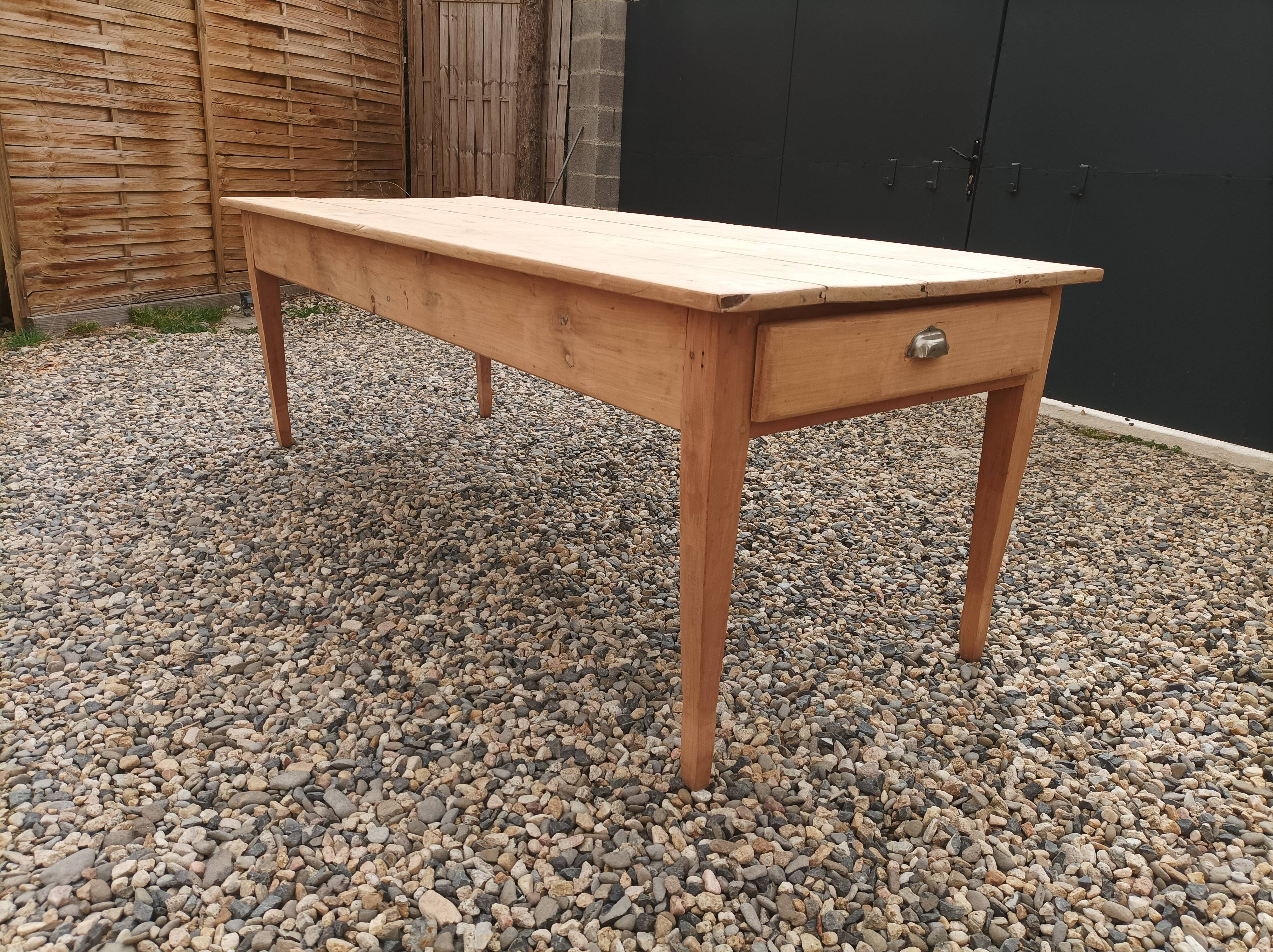 Cherry farm table