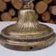 Pair of silver metal candlesticks