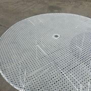 Garden table attributed to Mathieu Mategot from the 1950s.