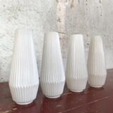 Pair of vintage metal and brass sconces