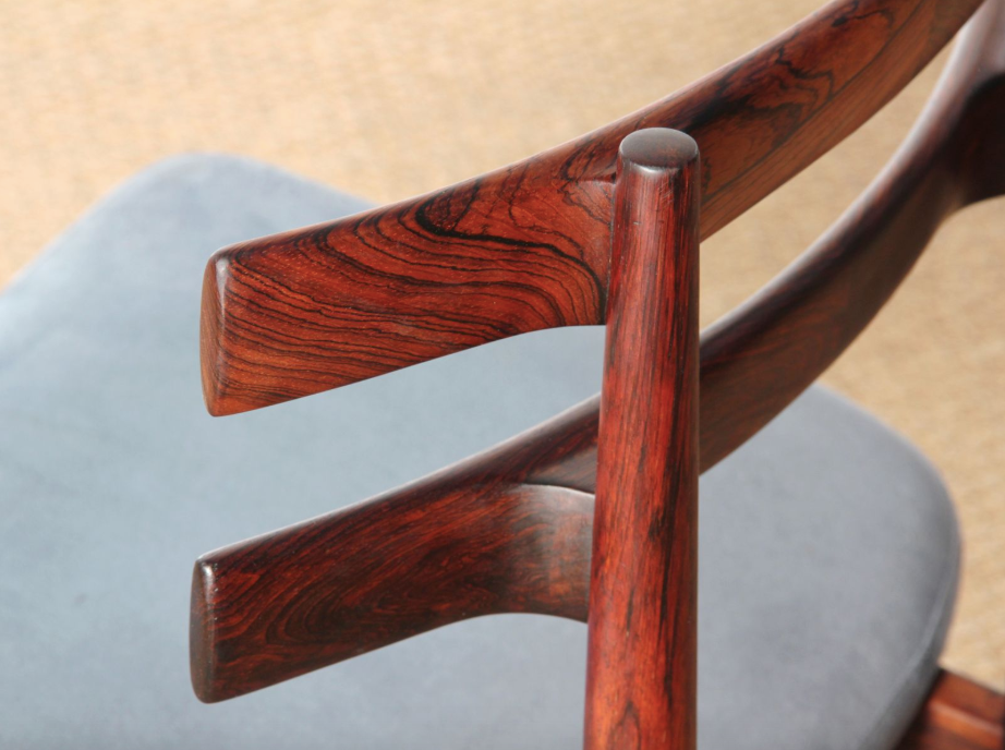 Set of 6 chairs by Poul Hundevad, Scandinavia