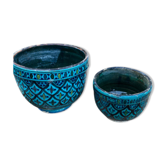 Vintage Moroccan cache pots