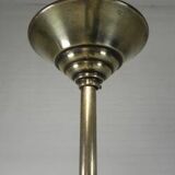 Art Deco pendant light with 12-sided glass ball, 1930s